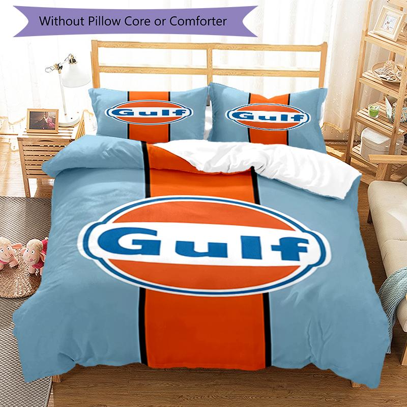 3pcs Football Team (9) Design Cover Set - HD Printed Bedding with 1 Cover and 2 Pillowcases - Perfect for Home and Dorm Decor