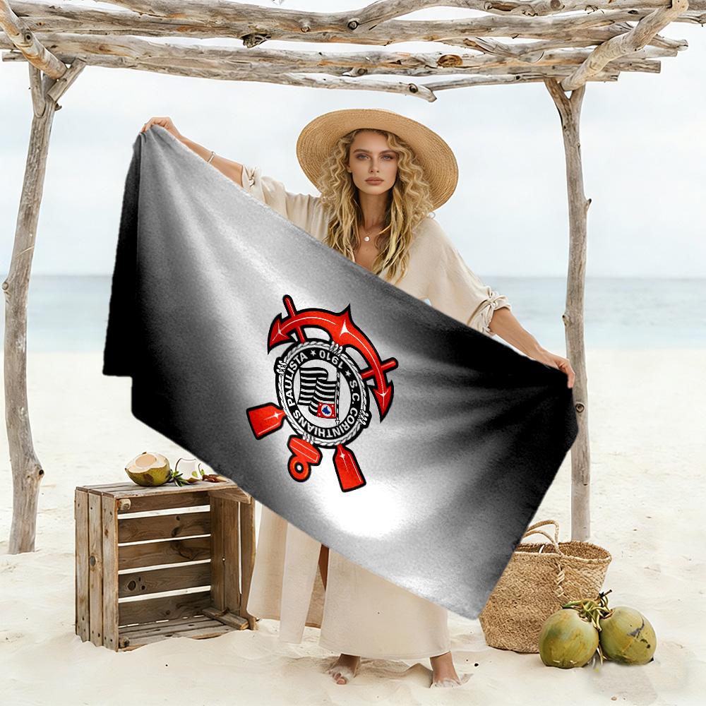 Ac Milan's Ibrahimovic Beach Towel Super Soft Microfiber Quickdry Fabric Comfortable Lightweight Suitable for Swimming, Gym, Camping, Yoga Vacation