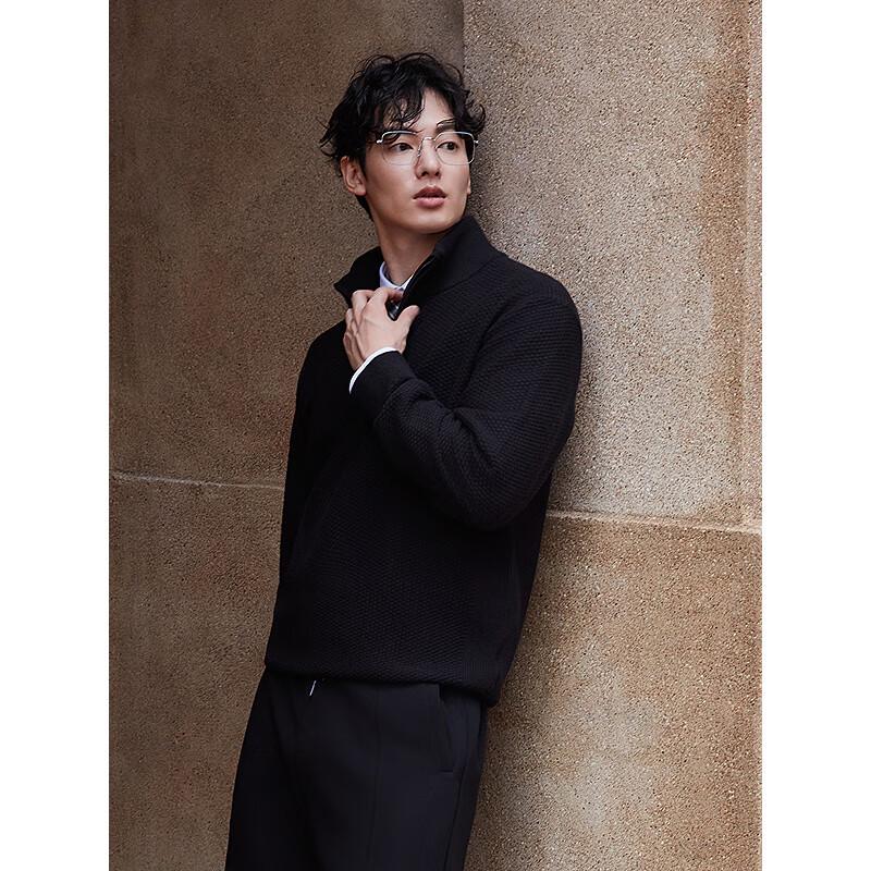 GXG Men's Turtleneck Jacquard Knit Sweater