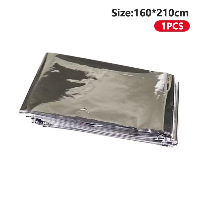 Emergency Blanket Outdoor Survival Rescue First Aid Foil Thermal Blanket Hypothermia Windproof Multi-Use For Explore Camping