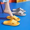 Summer Unisex Slippers Women Solid Color Eva Indoor Bath Thick Platform Men Anti Slip Soft Home Flip Flops Comfort Beach Sandals