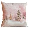 New Christmas Pillowcase Pink and Gold Fantasy Christmas Holiday Home Sofa Decoration Pillow Cushion