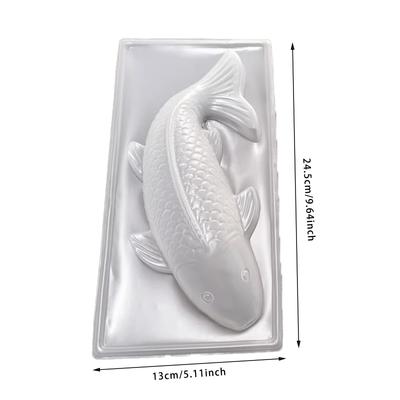 Stampo Epossidico a Forma di Pesce in Plastica PP Stampo Fai-da-te Artigianale per la Creazione di Ciondoli Gioielli Charms Strumento per Torta Fondant Caramelle