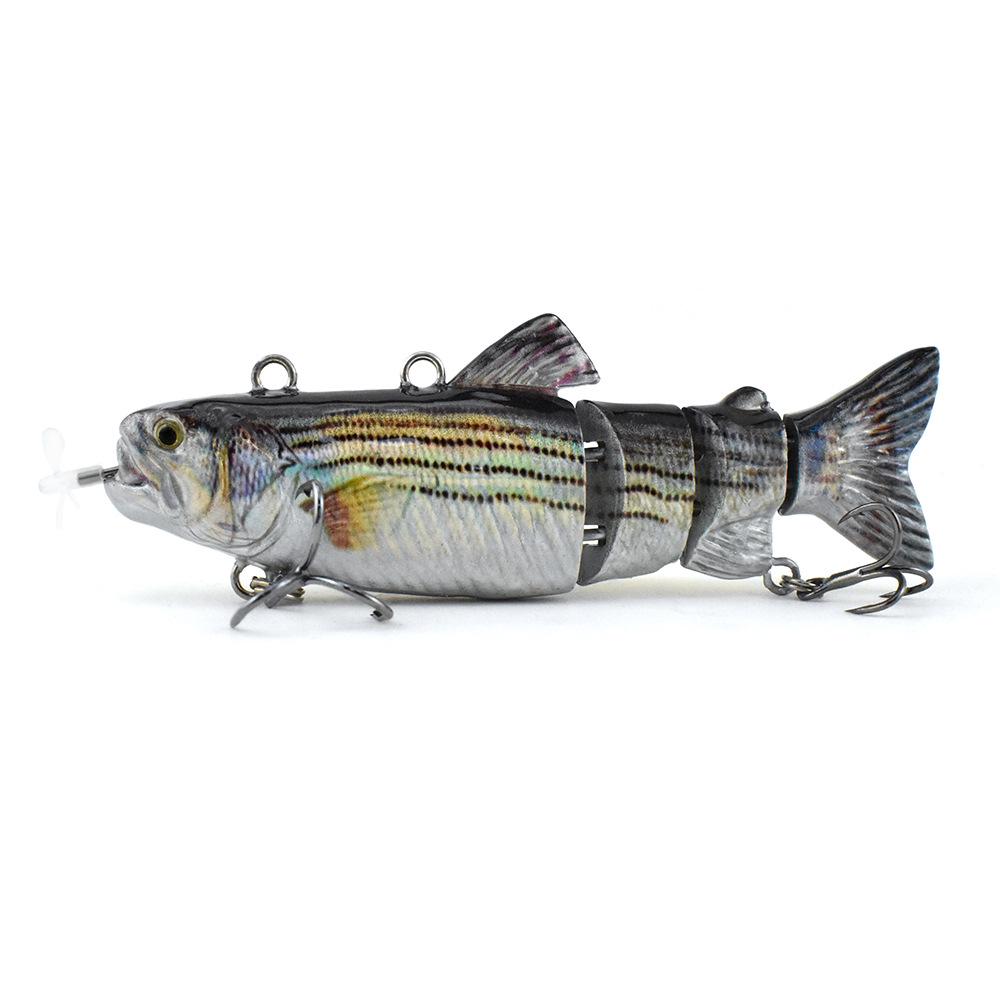 Esca Intelligente Automatica da Nuoto 130mm 35g: Robot Pesce Elettronico con Elica