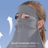 Sun Proof Women Summer Sunscreen Mask Full Face Face Cover UV Protection Neck Gaiter Quick-drying Breathable