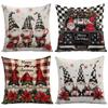 Cross-Border Christmas Pillowcase: Festive Sofa & Office Cushion Cover