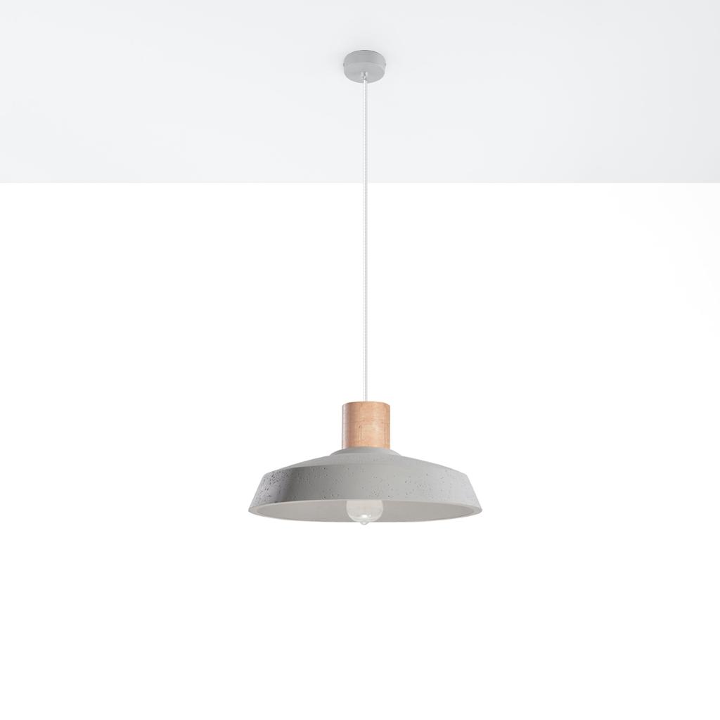 Lampa Wisząca Mandarino 1 E27 Szary Lumilo 02.180.82
