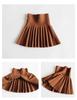 Girls' Midi Skirts: Princess Pleated Puffy Dresses for Kids