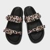 Fashion Retro Cross Band Women's Beach Shoes Thick Sole 2025 Summer Casual Outdoor Ladies Slippers Big Size Non Slip Female Slides