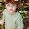 [Cotton] Mini Balabala Boys' Short sleeved T-shirt Cute Dinosaur Top Animal Pattern 2026 Summer