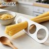 1PC Pasta Gauge, 4-hole Stainless Steel Pasta Gauge for Controlling The Amount of Long and Wide Noodles