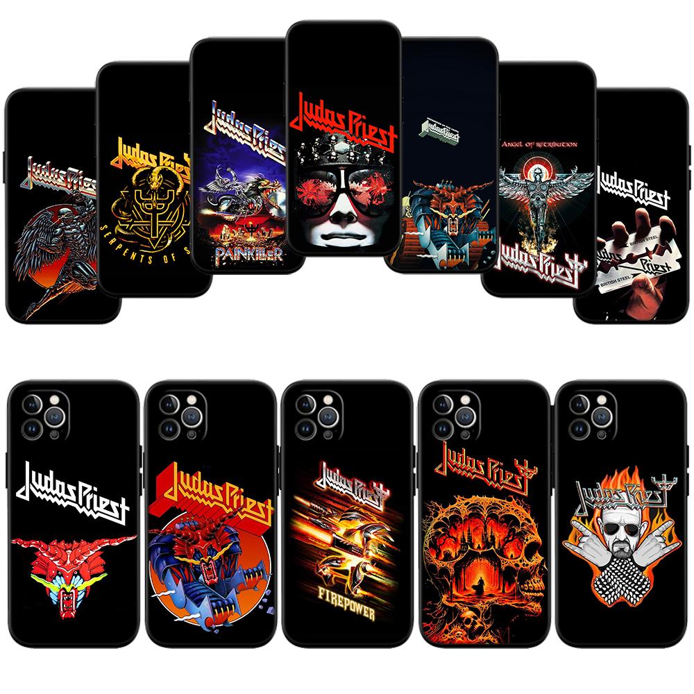 J-Judas P-Priest Shell Phone Case for Samsung Galaxy Note 10 20 S23 S24 S25 Ultra FE Plus Edge Lite A02S A35 A07 A17
