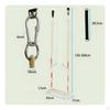 Hanging Wooden Swing Wood Adjustable Seat Easy to Install Exterior-Play