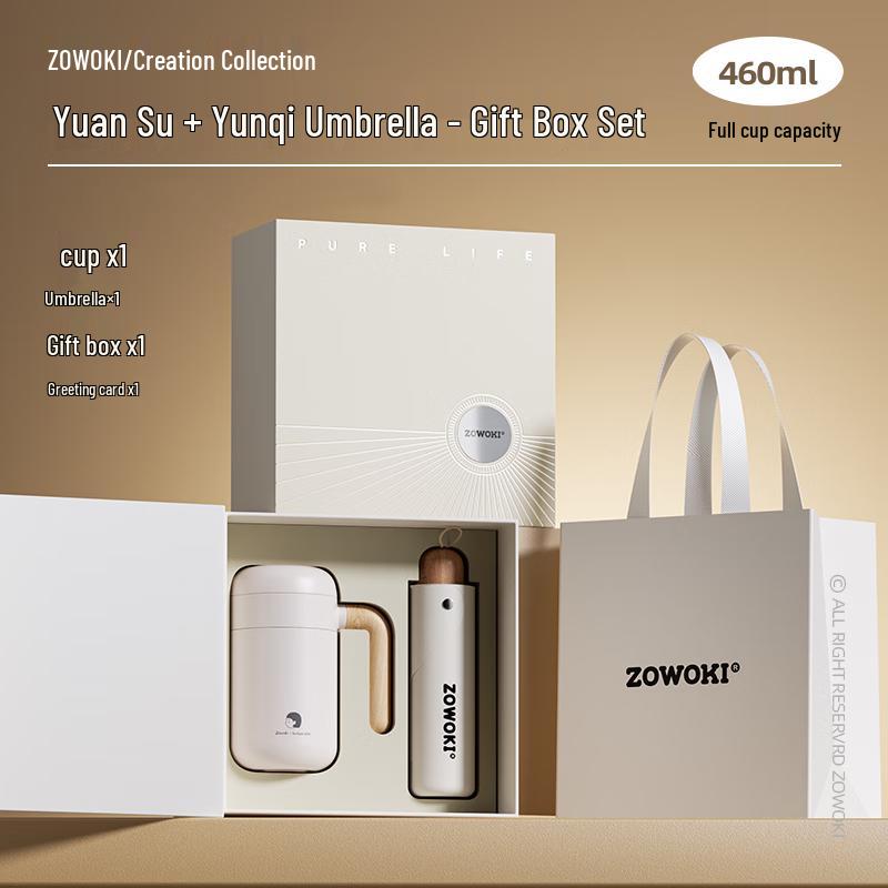 Zao Wu Ji 316 Stainless Steel Insulated Tea Cup Gift Set