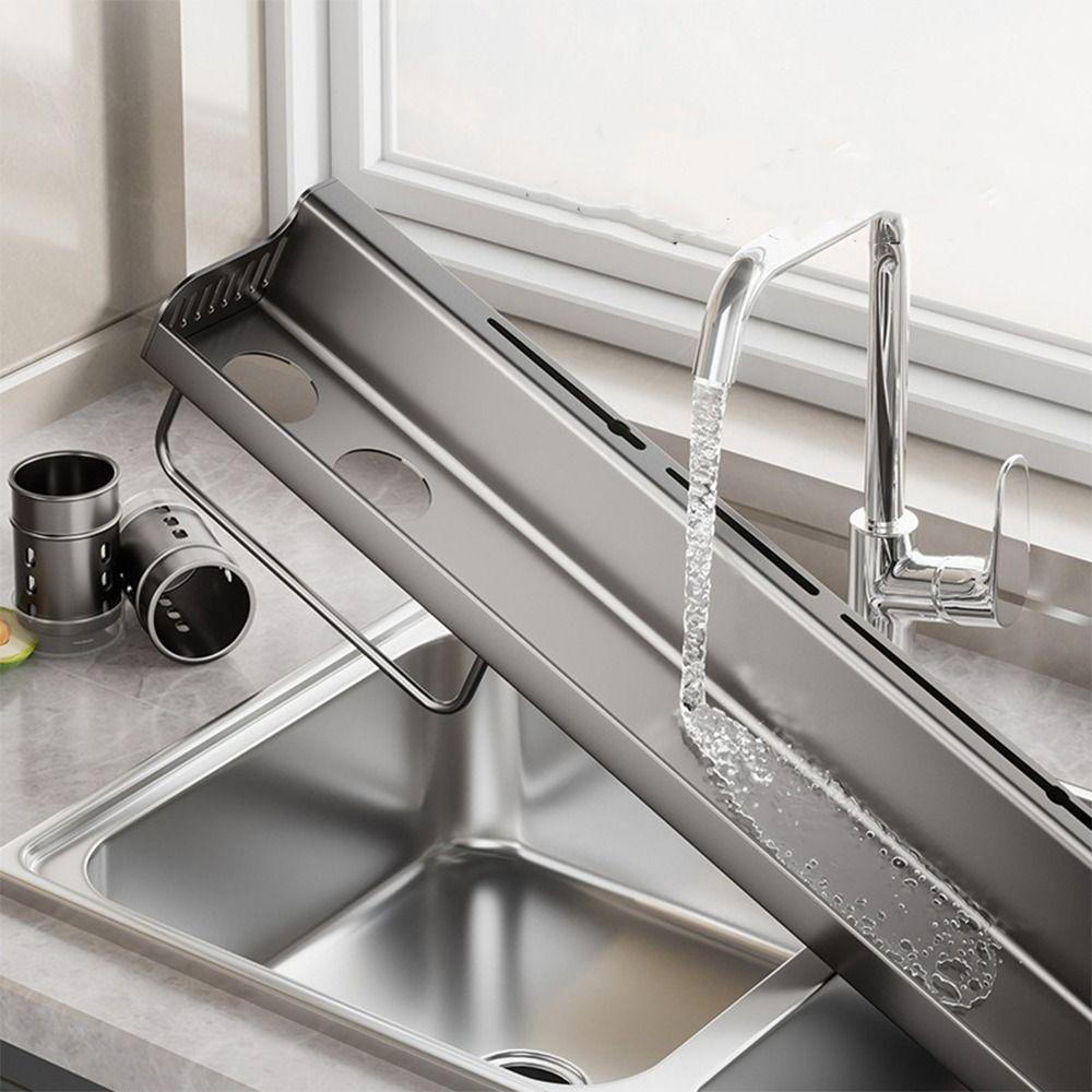 Anti-Rust Kitchen Storage Rack Moisture-Proof Kitchenware Holder Cooking Tools