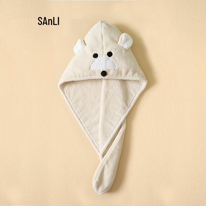 Sanli Absorbent Hair Drying Towel Caps (2-Pack) 19x56 cm