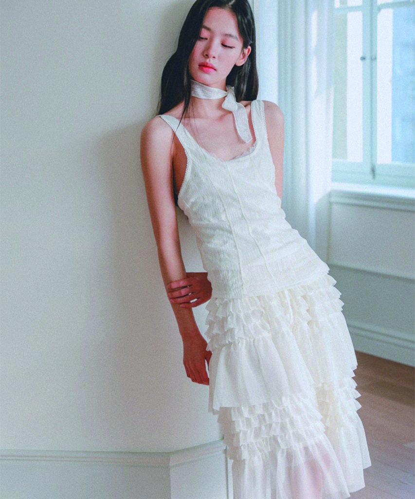 Hypernet Tiered Skirt