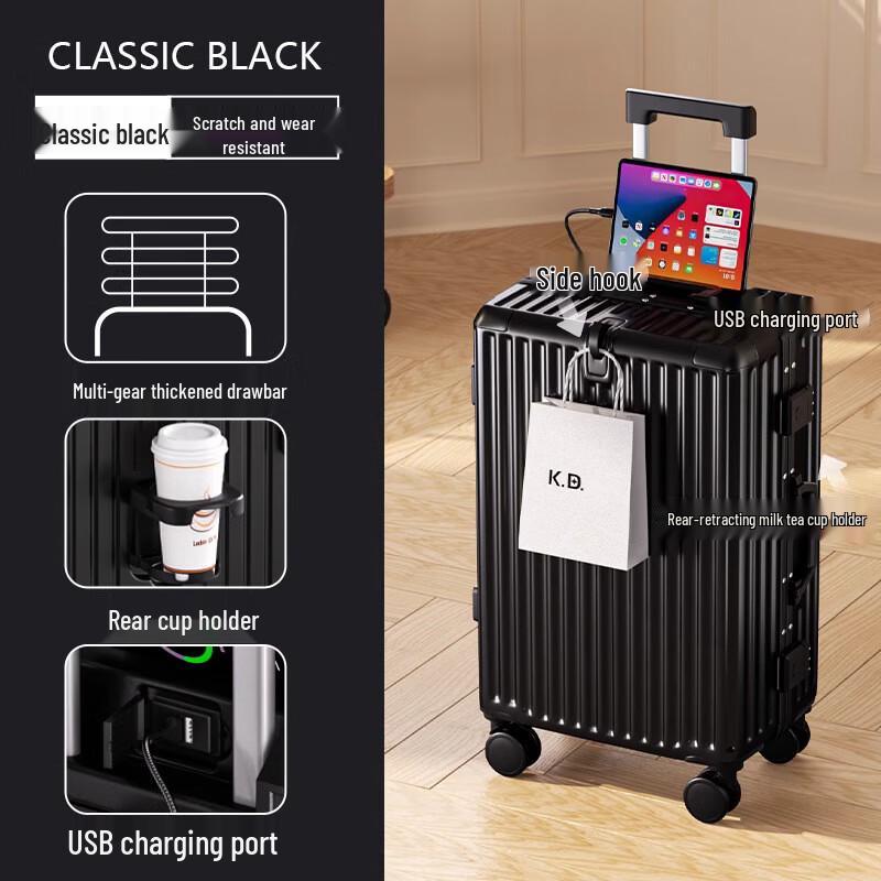 Li Shen Premium Aluminum Frame Luggage