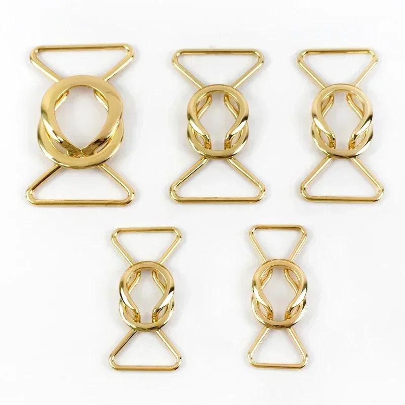 2/5Pcs Metal Buckles 20-40mm Women Coat Waist Buckle Belt Clasp Decorative Button Band Clasps DIY Garment Sewing Accessories