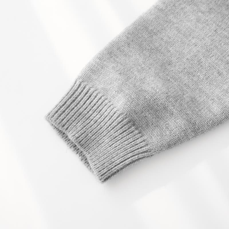 Süßer Babydoll Damen Pullover Top Damen Knopfleiste Cardigan Eleganter Rollkragen Strickware Langarm Schleife Gebundenes Oberteil Herbst