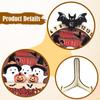 Halloween Advent Calendar Collectible Art Crafts with Base Table Centerpiece Style A