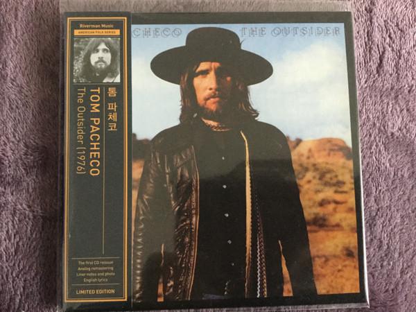 CD TOM PACHECO - The Outsider BTR0117 Riverman 2013 South Kore ObiCountry/Folk Used