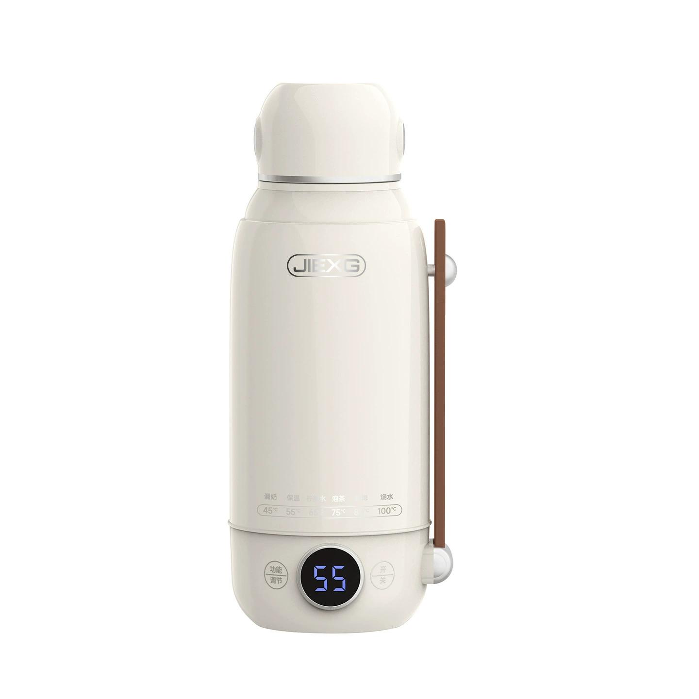 

Hervidor de agua eléctrico portátil para viajes, taza térmica inteligente para leche