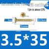 Colorful Zinc Cross Flat Head Self-Tapping Ecological Fiberboard Screw