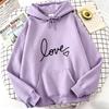 Fashion Love Heart Print Hoodies Spring Autumn Winter Casual Hoodies Sweatshirts Men Women Tops Hoodie Sweatshirt