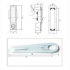 1Set Industrial Machine Tool Equipment Plane Lock Handle Lock