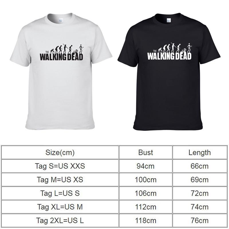 The Walking Dead Unisex Short Sleeve Cotton Casual T-shirt Perfect For All Seasons