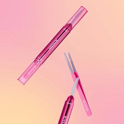 Wimpernkamm- und Pinzetten-Set