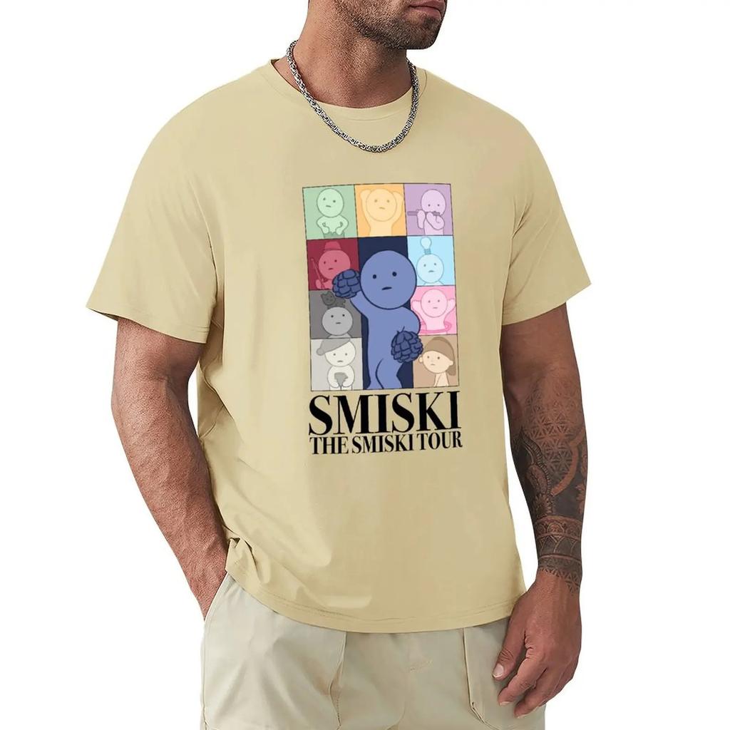 Smiski Eras T-Shirt Aesthetic clothing customs t shirts for men cotton 71772
