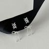 Bowknot Studs Earrings Minimalist Ear Rings Ear Piercing Ornament for Women Girl