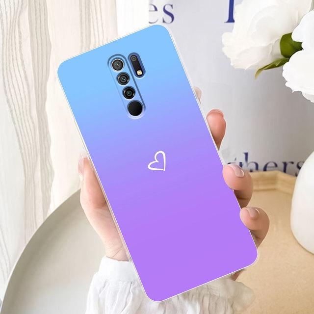 For Redmi 9A 9C NFC Case For Xiaomi Redmi 9 Case Silicon Fashion Clear TPU Back Cover For Xiaomi Redmi 9T 9AT Phone Case Fundas