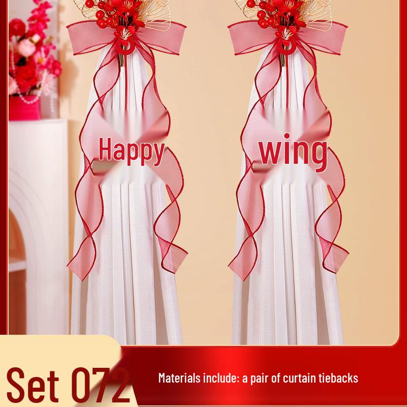 Honeymoon Love Heart Balloon Ceiling Set for Wedding and Bedroom Decor