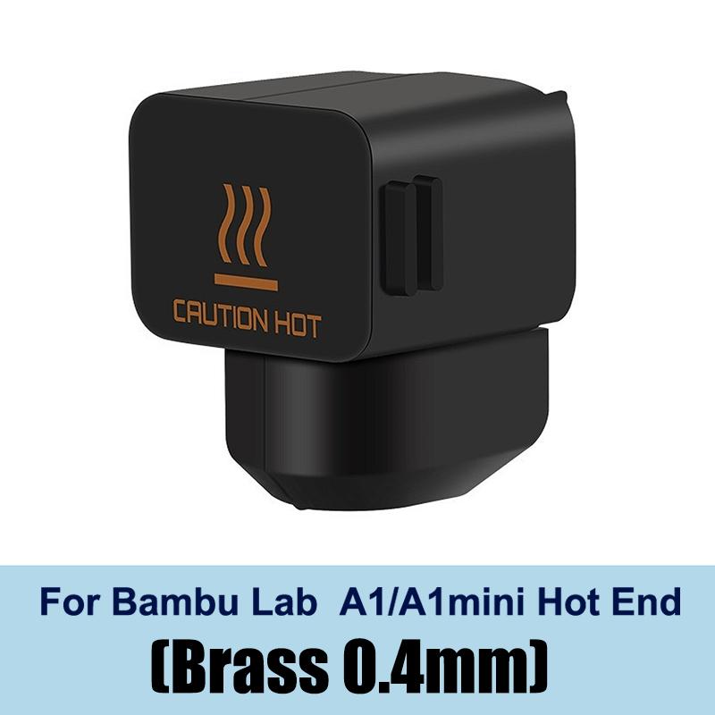 

For Bambu Lab A1/A1 Mini Hotend Kit Fast Speed Printing Head Assembly Thermistor Heater 0.2/0.4/0.6/0.8mm Hardened Steel Nozzle