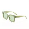 Glasses 95157 Autumn Square Large Frame Transparent Color Sunglasses Women'S Retro Sunglasses Men