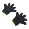 5 Finger Car Wash Mitts Multifunctional Double Sided Chenille Microfiber Car Cleaning Gloves for Cleaning Wheel