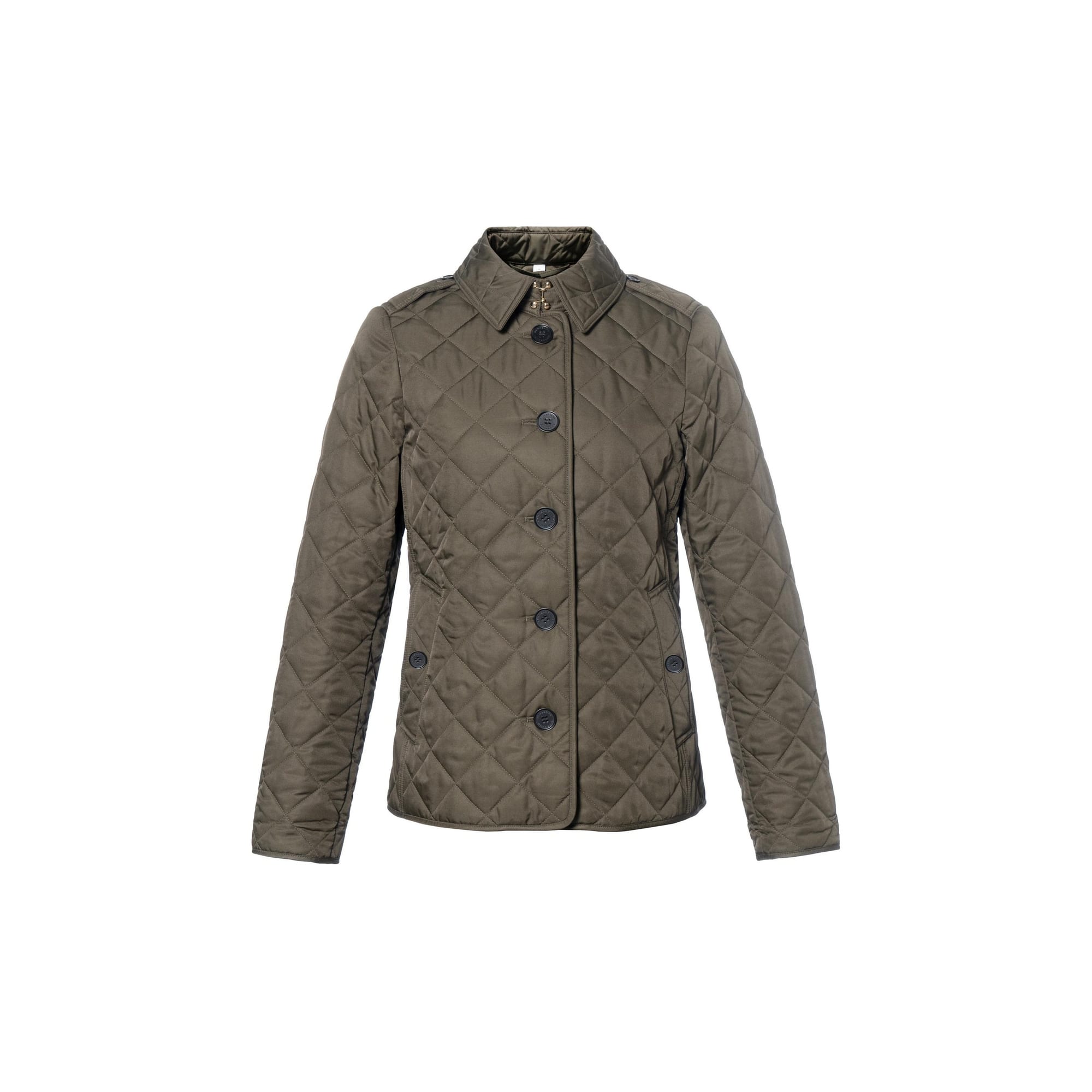 Burberry Jakas Sieviešu Zaļas Atloks Vidēji