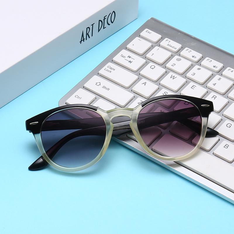 Eye Protection Anti Blue Ray Reading Eyewear Luxury Men Women Super Light Round Far Sight Eyeglasses High Definition Presbyopia
