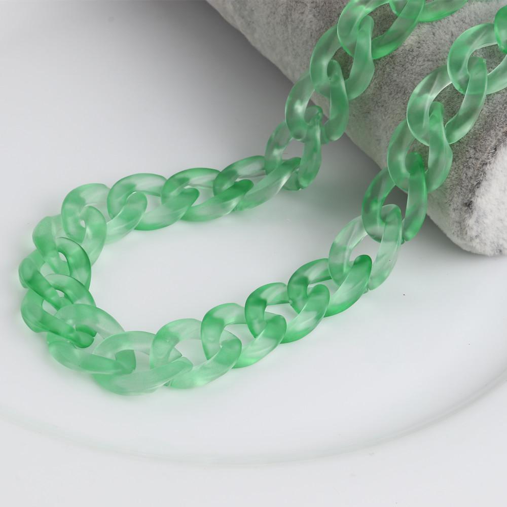 Cadena de Gafas Acrílica Mate de Moda para Mujer Cordón Soporte Cadena para Gafas de Lectura Cadena para Colgar Gafas en el Cuello Correa Cuerda
