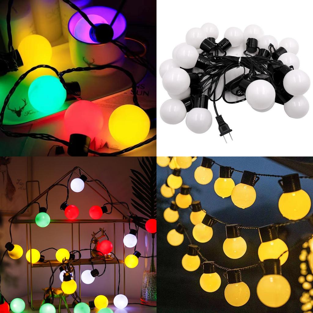 Solar Led String Lights 5m Waterproof Outdoor Decor For Camping And Parties