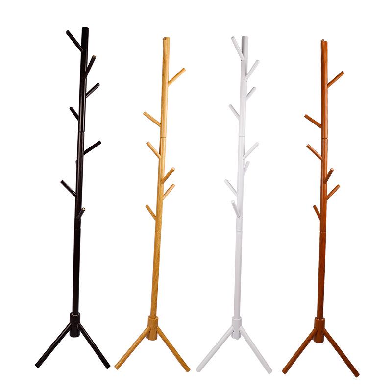 Solid Wood Clothes Rack for Living Room & Bedroom