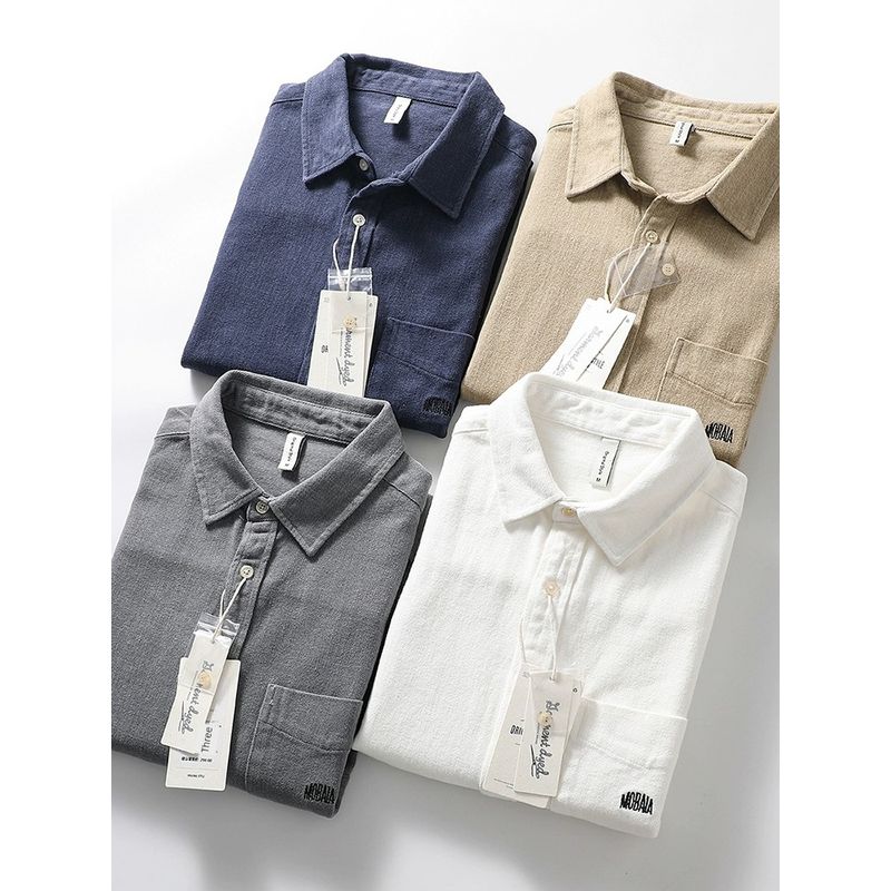 Japanese-Style Retro Long Sleeves Export Thickened Leisure Cargo