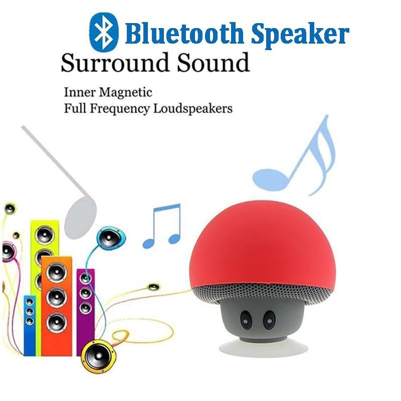 

Bluetooth-динамик, динамик с грибовидной головкой, портативный держатель для мобильного телефона, уличный музыкальный плеер, стерео громкоговорители