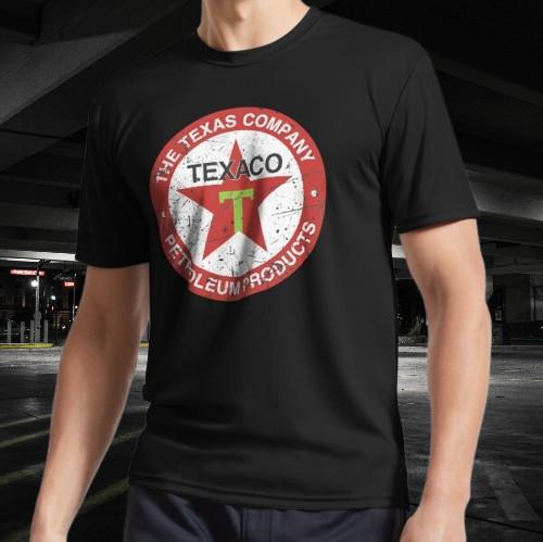 Texaco Oil Company Vintage Classic Logo Active T-Shirt Funny Size S To 5XL