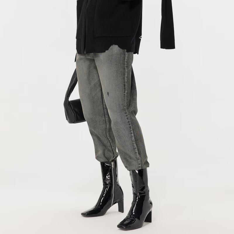 

JNBY 22 Winter High-Waist Loose Washed Jeans M