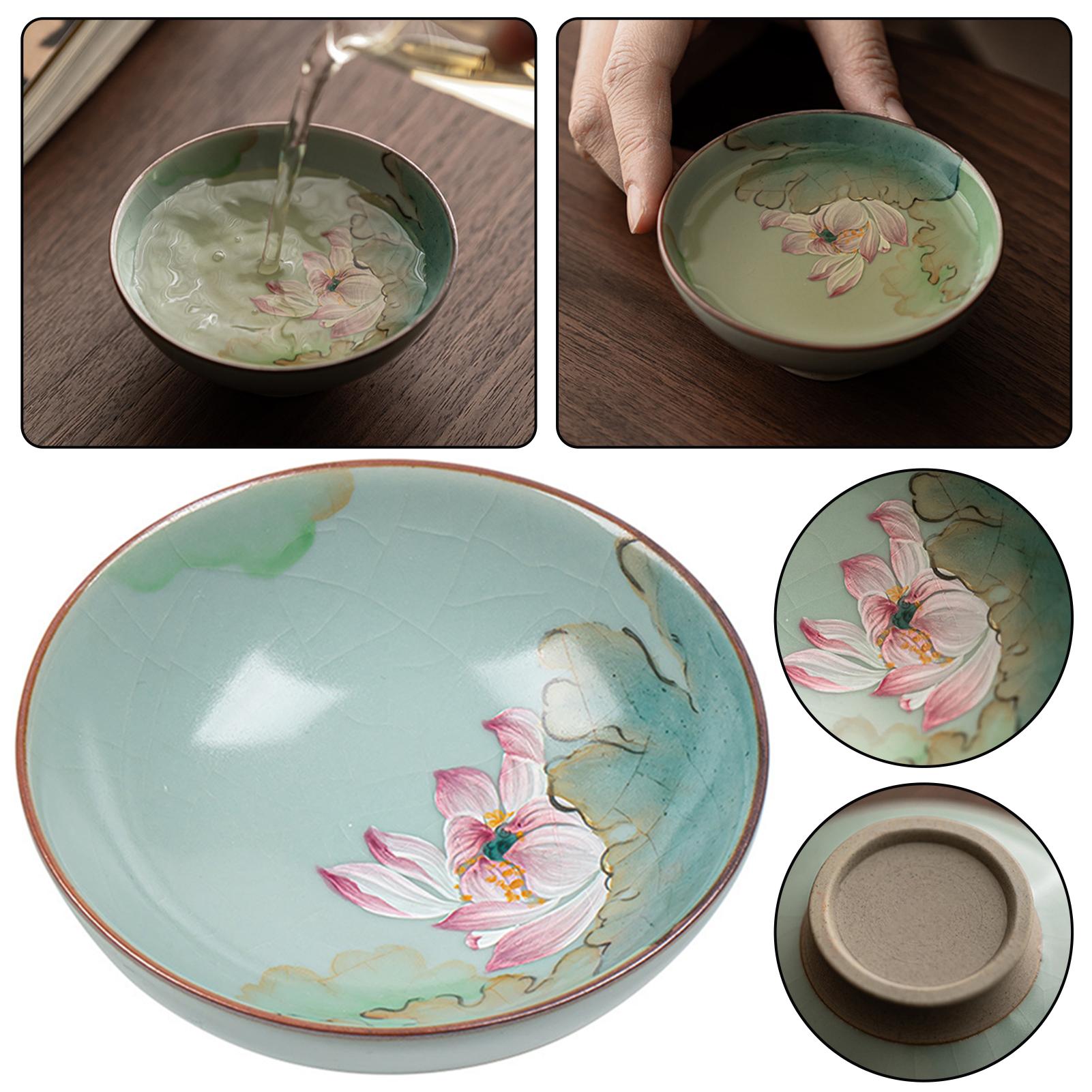 

Ceramic Tea Bowl Elegant Handcrafted Ceramic Teacup Novelty Accompanying Present A