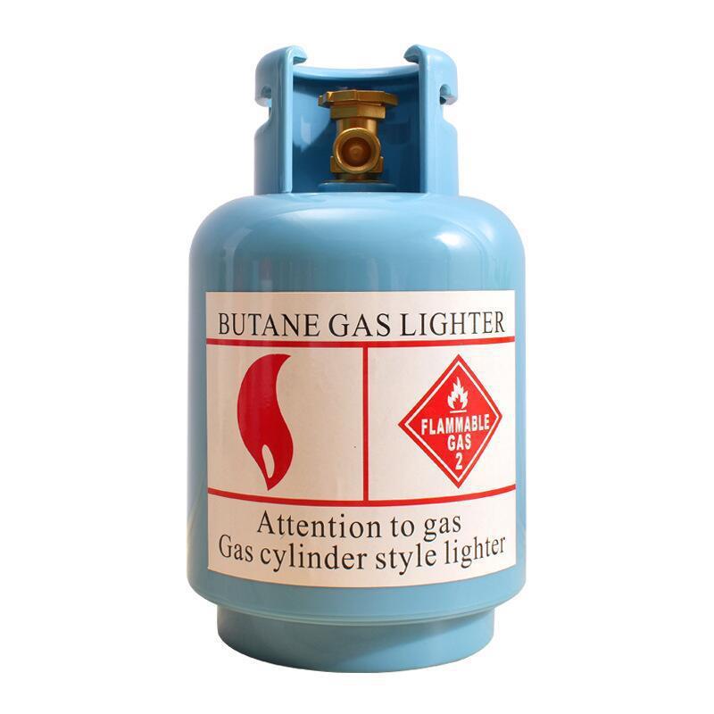 Creative Home Decorative Trinket - A Simulated Gas Cylinder-shaped Piggy Bank For Children, Made Of Plastic